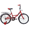 Велосипед NOVATRACK 20", URBAN, красный, защита А-тип, тормоз нож., крылья и багажник хром.