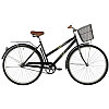 Велосипед FOXX 28" FIESTA черный, сталь, размер 20" + передняя корзина