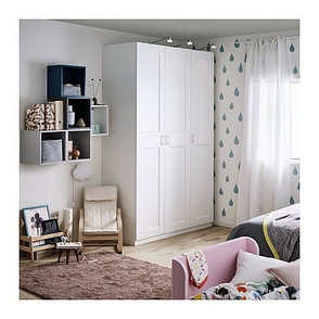 Дверца с петлями ГРИМО белый 50x229 см ИКЕА, IKEA, фото 2