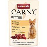 Animonda 85г коктейль из мяса домашней птицы Пауч для котят Carny Kitten poultry cocktail