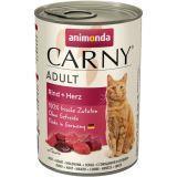 Animonda 400г с говядиной и сердцем Консервы для кошек Carny Adult Cat - Beef Heart