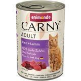 Animonda 400г с говядиной и ягненком Консервы для кошек Carny Adult Cat - Beef Lamb