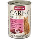 Animonda 400г с говядиной, индейкой и креветками Консервы для кошек Carny Adult Cat - Beef, Turkey Shrimps