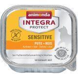 Animonda 100г Sensitive Turkey & Rice c индейкой и рисом при пищевой аллергии питание для кошек