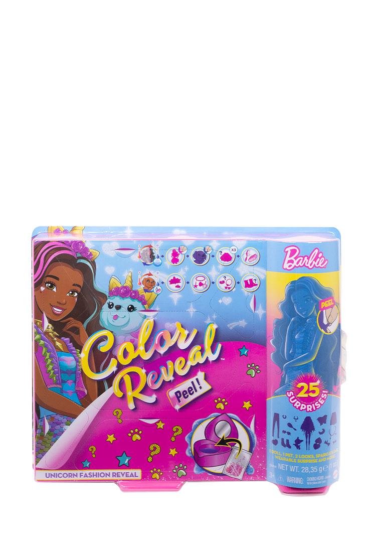 Набор Барби сюрприз Единорог с питомцем Barbie Color Reveal