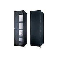 Шкаф серверный напольный LATITUDA 32U, 600*600*1517мм, цвет черный, передняя дверь стеклянная