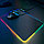 Коврик для для мышки клавиатуры и компьютеров игровой с RGB подсветкой 35х25 см Rasure lights черный, фото 4