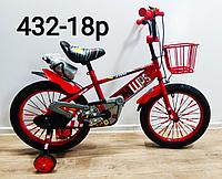 Велосипед Phillips красный оригинал детский с холостым ходом 18 размер