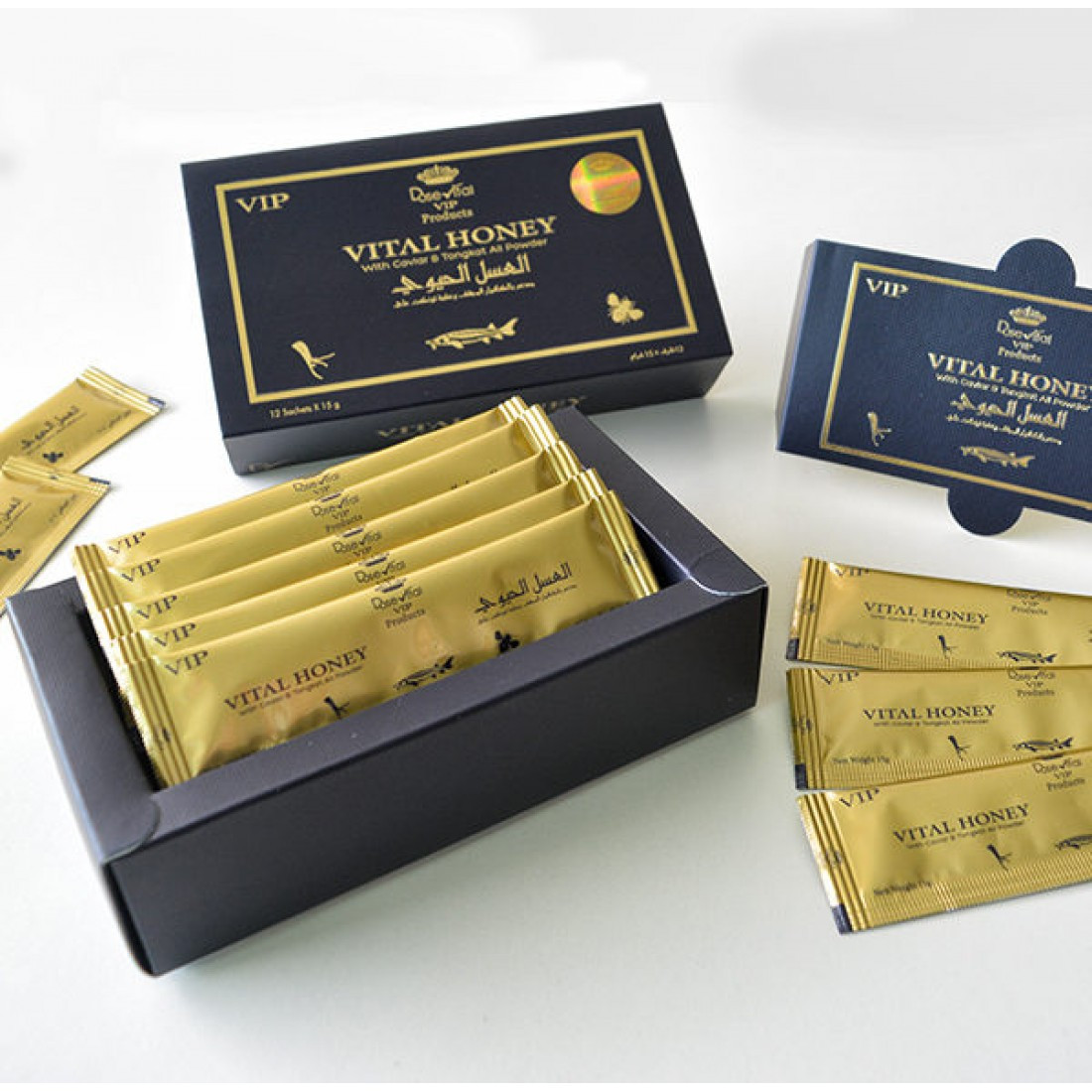 Королевский мед Vital Honey, средство для мужской силы.(180 г. Малайзия)