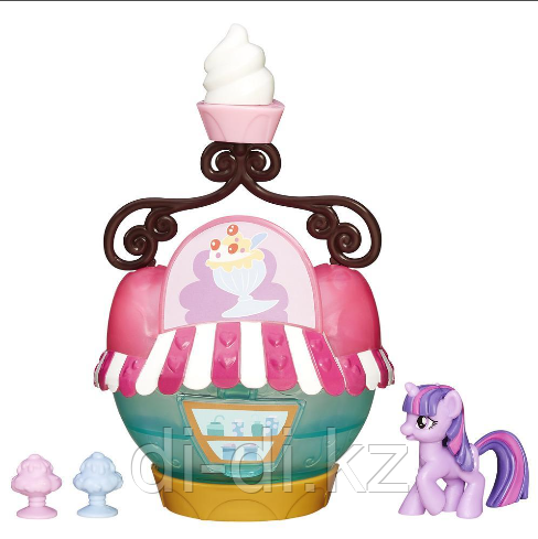 Кукла Пони MLP MLP Коллекционный мини игровой набор Твайлайт Спаркл и кафе-мороженое