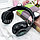 Беспроводные наушники стерео Bluetooth с микрофоном LED цветовой подсветкой и радио складные Cat Ear Черный, фото 4