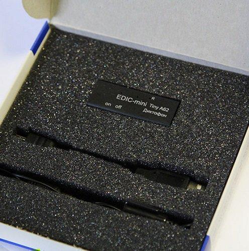 Цифровой мини-диктофон Edic-mini Tiny A62
