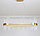 Овальная современная люстра с хрустальными палочками, фото 5