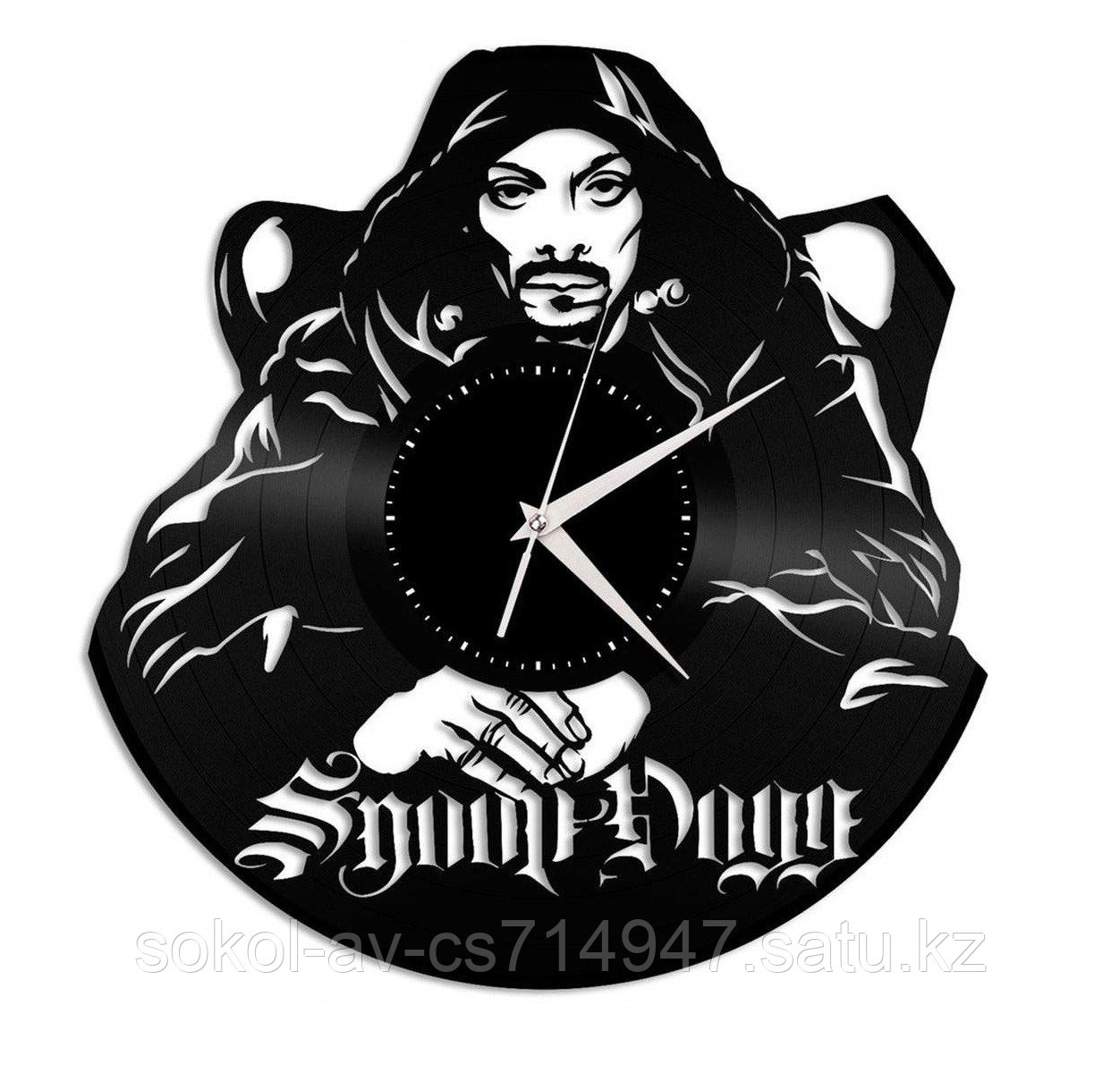 Настенные часы из пластинки, Snoop Dogg снуп дог, подарок фанатам, любителям, 1278