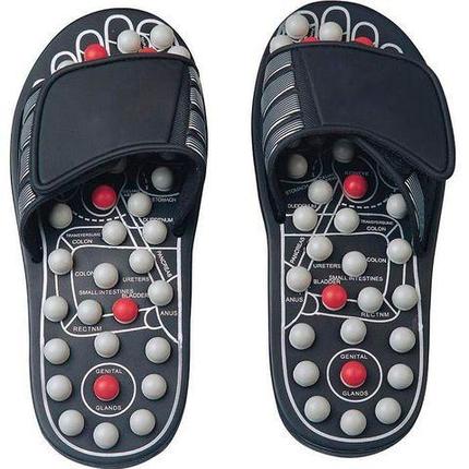 Рефлекторные массажные тапочки «Сила йоги» Foot Reflex, магнитно-акупунктурные (S), фото 1