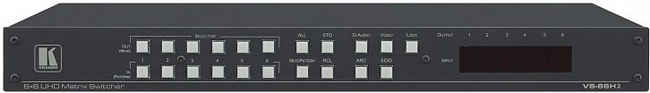 KRAMER VS-66H2 — Матричный коммутатор  6х6 HDMI