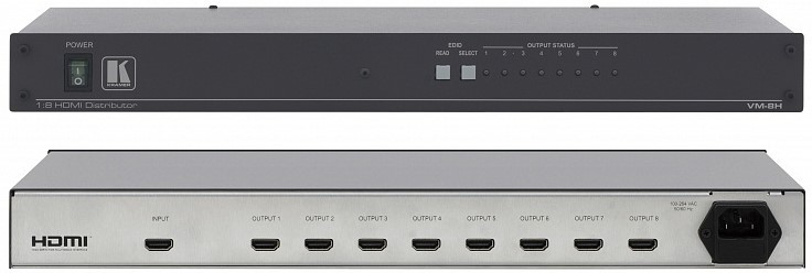 KRAMER VM-8Н - Усилитель-распределитель 1: 8 сигнала HDMI - фото 1 - id-p89604590