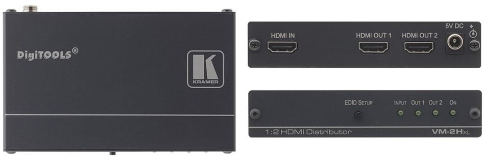 KRAMER VM-2Hxl - Высококачественный усилитель-распределитель 1: 2 HDMI