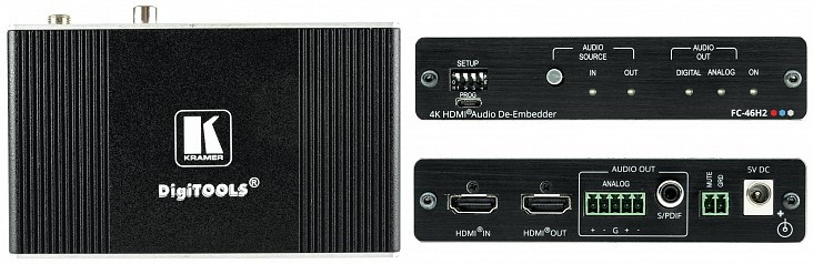 KRAMER FC-46H2 –Деэмбедер аудио из сигнала HDMI