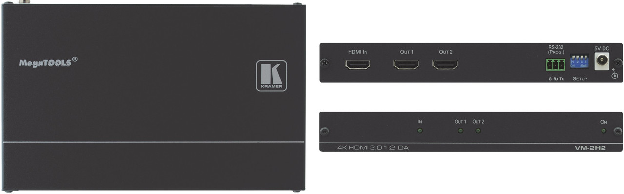 KRAMER VM-2H2 Усилитель-распределитель 1: 2 HDMI - фото 1 - id-p89604602