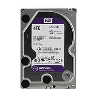 Жёсткий диск для видеонаблюдения, Western Digital, WD40PURZ Purple, HDD 4Tb, SATA 6Gb/s 64Mb 3,5