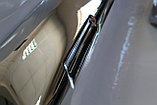 Накладка на передний бампер с ДХО для Prado 150, фото 4