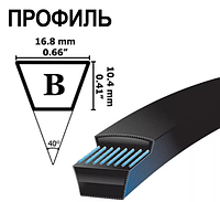 Ремень клиновый профиль B (Б)