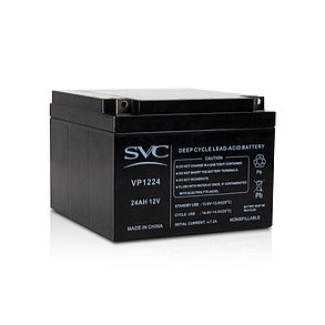 Аккумуляторная батарея SVC VP1224 12В 24 Ач (165*125*175), фото 2