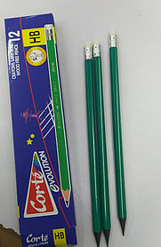 Простые карандаши  Conte с резинкой  (12шт) (240шт)