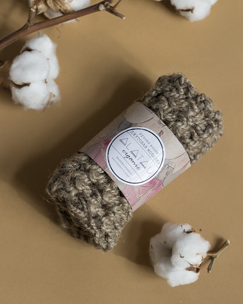 Джутовая мочалка для тела Alatau Organic
