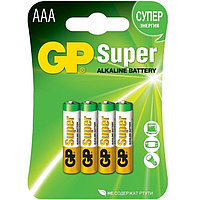 Батарейки GP SUPER Alkaline (ААА), 4 шт.