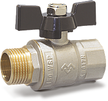 Кран шаровый 3/4" В/Н Varmega TORO, бабочка