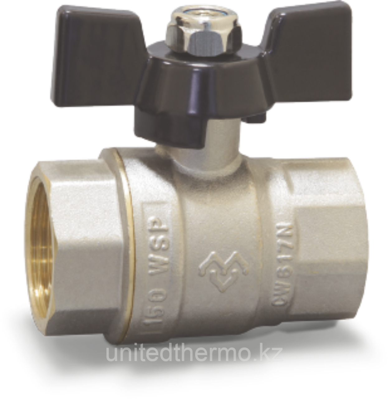 Кран шаровый 1/2" В/В Varmega TORO, бабочка