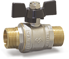 Кран шаровый 3/4" Н/Н Varmega TORO, бабочка