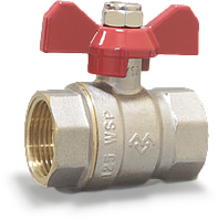 Кран шаровый 3/4" (20мм) В/В Varmega Classico, бабочка