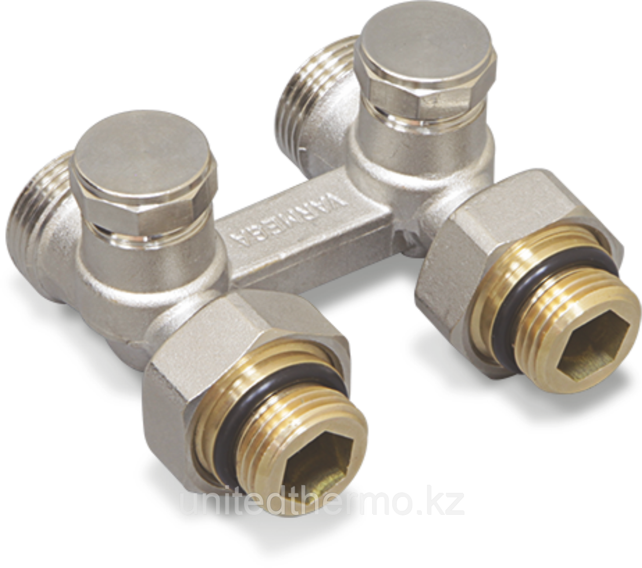 Прямой 1/2"x3/4" узел нижнего подключения Varmega