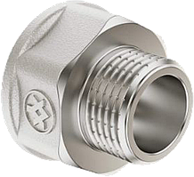 Переходник 3/4"Х1/2" 20Х15 мм внутренняя-наружная резьба MIRAYA