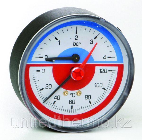 Термоманометр 1/2" с запорным клапаном арт. 259 ICMA