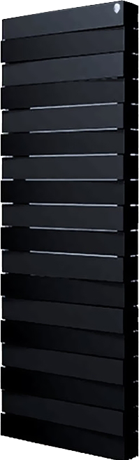 Радиатор черный вертикальный Pianoforte Tower 22 cекц. биметаллический Royal Thermo (РОССИЯ), фото 1