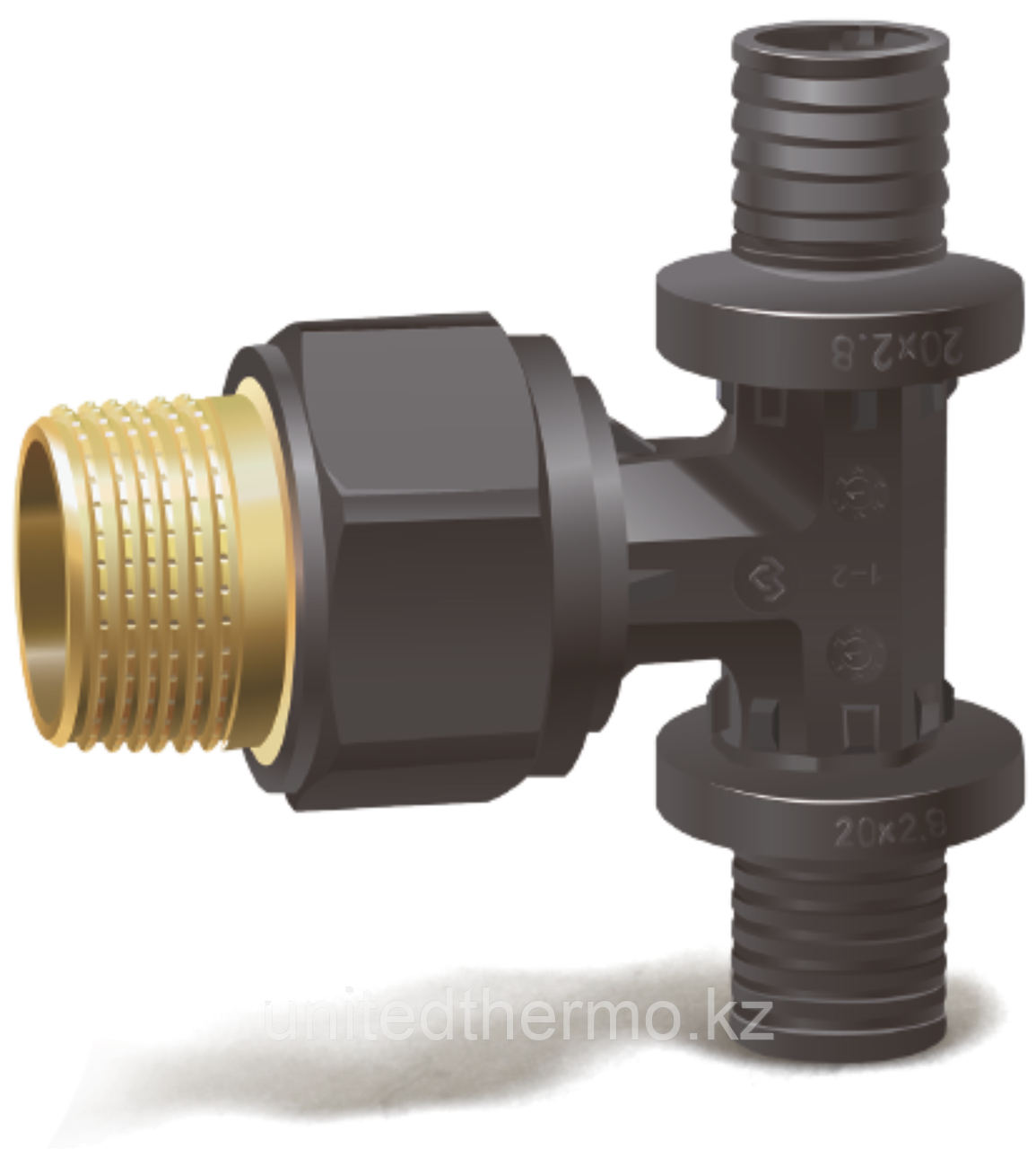Тройник d20x3/4, с наружной резьбой Varmega-fit