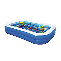 Детский надувной игровой бассейн Undersea Adventure 262 х 175 см, BESTWAY, 54177, Винил, 778л., 3+