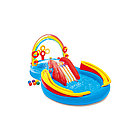 Детский надувной игровой бассейн Rainbow Ring 297 х 193 см, INTEX, 57453NP, Винил, 175л., 2+