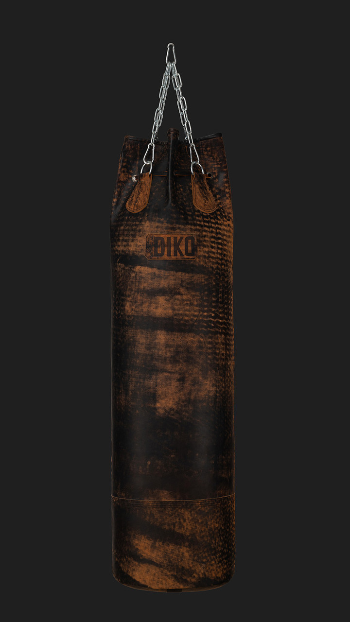 Мешок Боксерский мешок «DIKO FILIPPOV» из буйволиной кожи на цепях 80 кг - фото 1 - id-p89628903