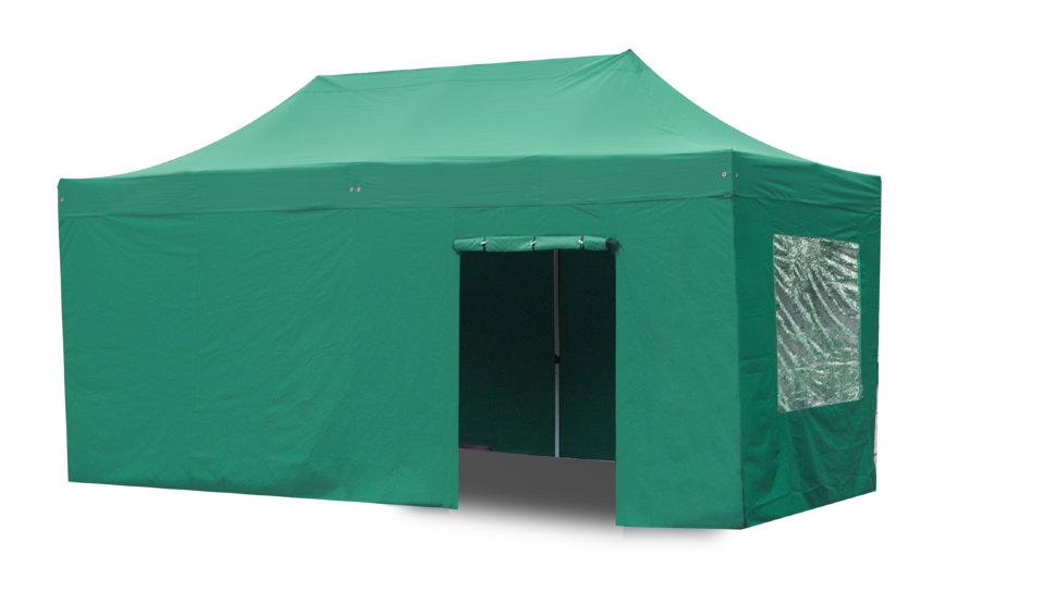 Шатер-гармошка Helex 4336 зеленый (13,2 кв/м) - фото 1 - id-p89629091