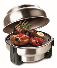 Гриль компактный круглый SAfire Roaster (нержавеющая сталь)