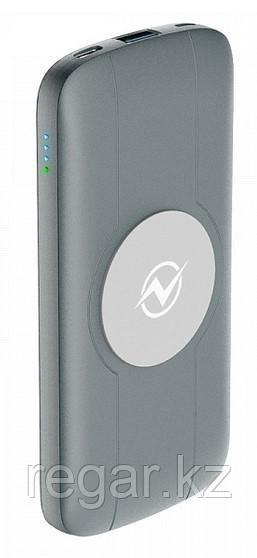 Зарядное беспроводное устройство Power bank Olmio QW-10, 10000mAh, серый