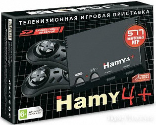 Игровая Консоль Hamy 4+ Black (577 в 1) 16 Bit 8 Bit