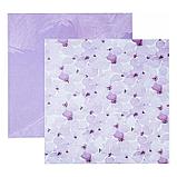 Набор бумаги для скрапбукинга «Цветочная нежность» с фольгированием, 20 х 20 см, 12 шт, 180 г/м², фото 3