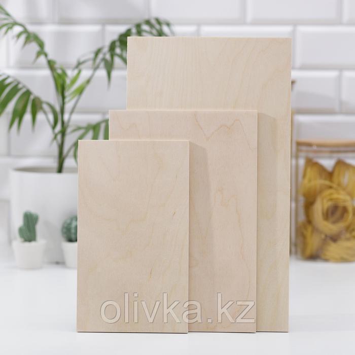 Набор досок разделочных №1, 3 шт: 24×14, 30×18, 37×21 см