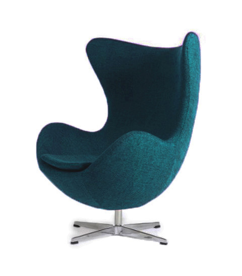 Дизайнерское Кресло Egg Chair cashemere (Dark-blue) - фото 1 - id-p89652735